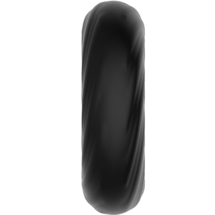 Cockring silicone ultra-souple texture spirale — vue détaillée
