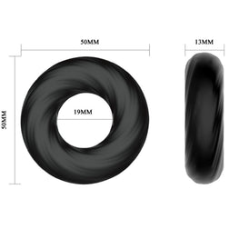 Cockring silicone ultra-souple texture spirale — emballage