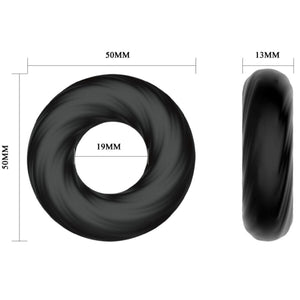 Cockring silicone ultra-souple texture spirale — emballage