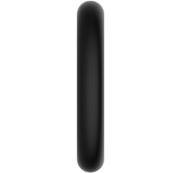 Cockring silicone ovale double pour verge et testicules — vue détaillée