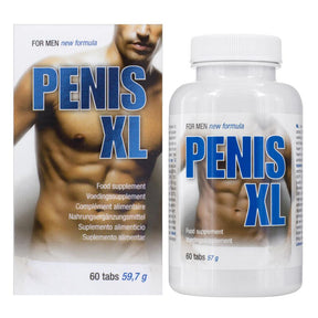 Boîte et flacon Penis XL de Cobeco, complément alimentaire de 60 comprimés
