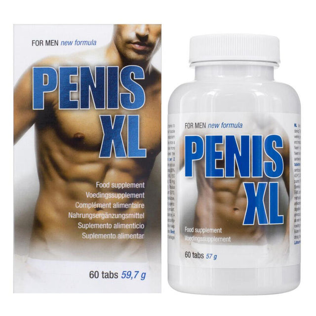 Boîte et flacon Penis XL de Cobeco, complément alimentaire de 60 comprimés