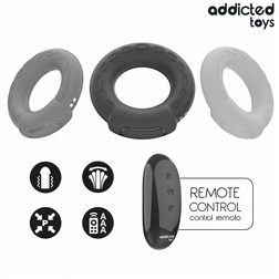 Cockring Vibrant chauffant 40 mm télécommande - accessoires inclus visibles