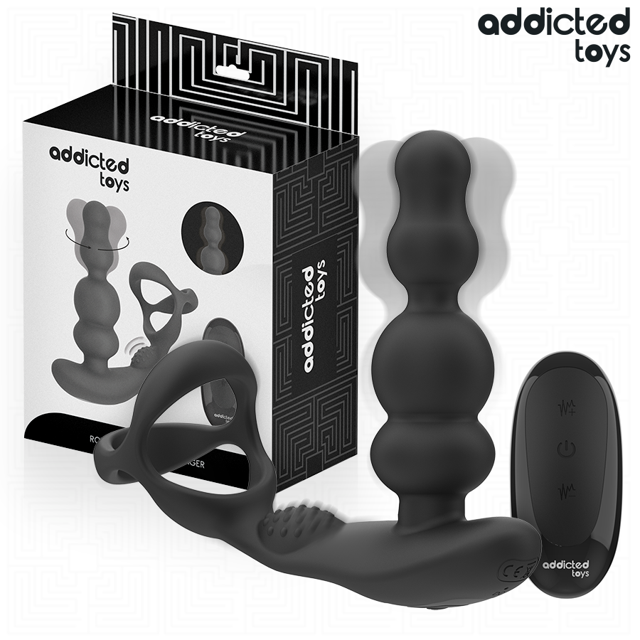 ADDICTED TOYS MASSEUR DE PROSTATE ROTATIF A TELECOMMANDE