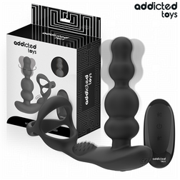 Plug anal Vibrant bulbeux cockring intégré - vue produit principale