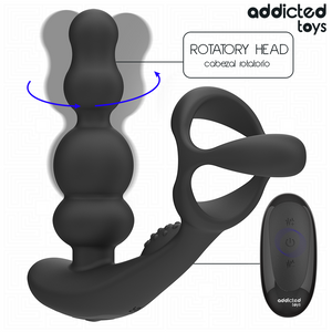 ADDICTED TOYS MASSEUR DE PROSTATE ROTATIF A TELECOMMANDE