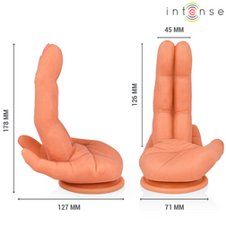 Stimulateur prostatique flexible forme main réaliste 12,6 cm — Leela