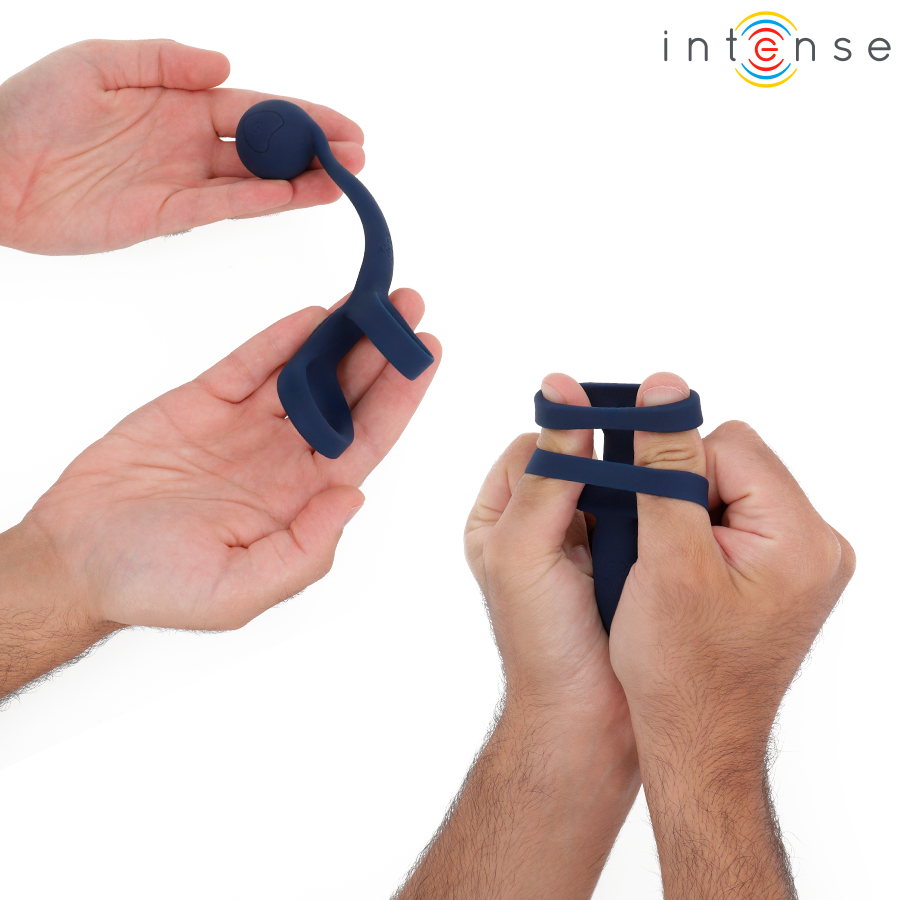 INTENSE TYSON COCK RING AVEC BOULE VIBRANTE O 32 CM