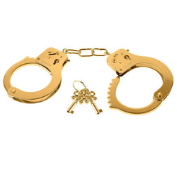 Menottes dorées en métal anodisé — Gold Cuffs