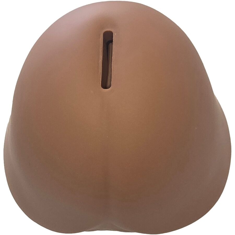 DIABLO PICANTE TIRELIRE EN FORME DE GLAND TON FONCE