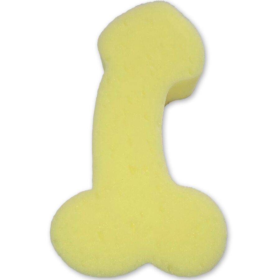 DIABLO PICANTE EPONGE JAUNE EN FORME DE PENIS