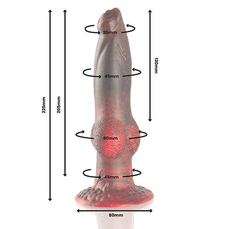 EPIC PROMETHEUS GODE TITAN EN FLAMMES TELECOMMANDE RECHARGEABLE