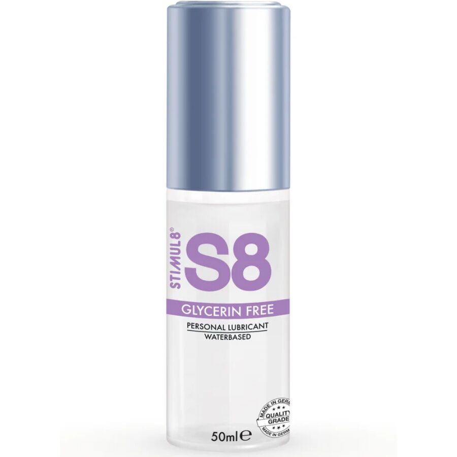 Lubrifiant sans glycérine peaux sensibles 50 ml — S8 Original · Stimul8 · Base eau