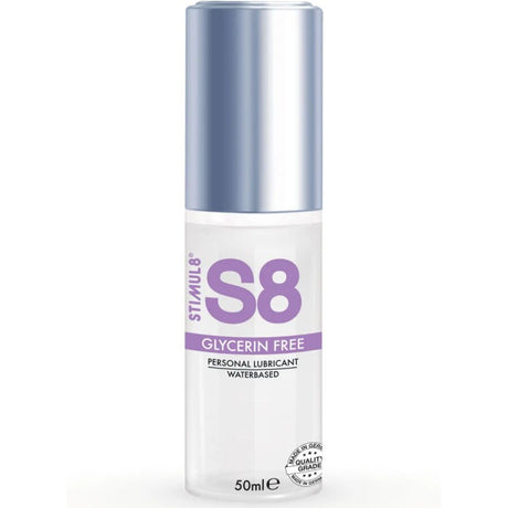 Lubrifiant sans glycérine peaux sensibles 50 ml — S8 Original · Stimul8 · Base eau
