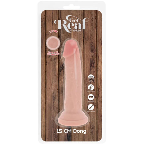 Gode réaliste Toucher Peau 15 cm — vue de profil
