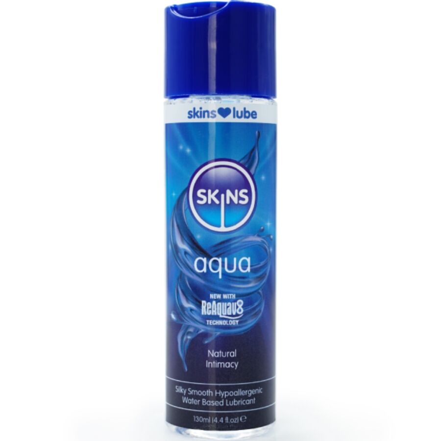 Lubrifiant longue durée 130 ml — Skins Aqua · Skins · Base eau