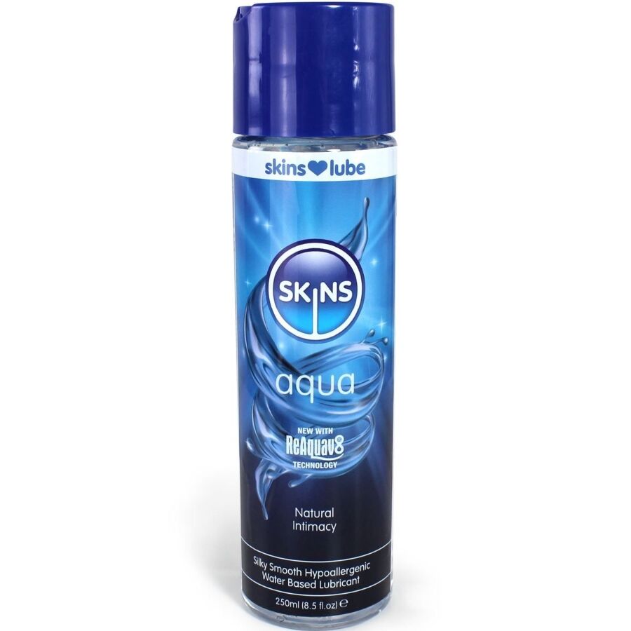 Lubrifiant longue durée grand format 250 ml — Skins Aqua · Skins · Base eau