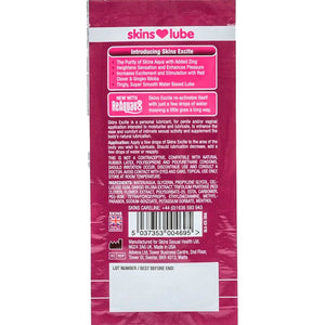 SKINS EXCITE LUBRIFIANT A BASE D EAU DOSE UNIQUE 5 ML