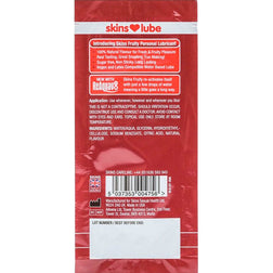 Lubrifiant eau aromatisé fraise sachet 5 ml — emballage