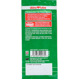 Lubrifiant eau aromatisé pastèque sachet 5 ml — emballage