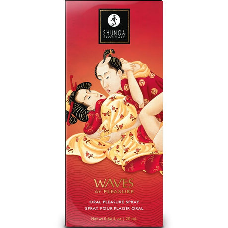 SHUNGA WAVES PLEASURE SPRAY ORAL SEDUCTIVE FRAISE 20 ML