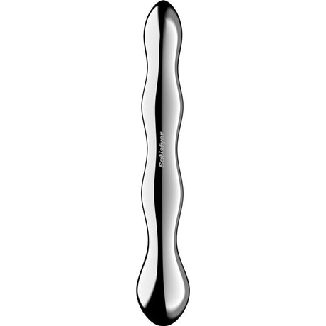 SATISFYER COSMIC CREST 2 GODEMICHET DOUBLE EN ACIER INOXYDABLE