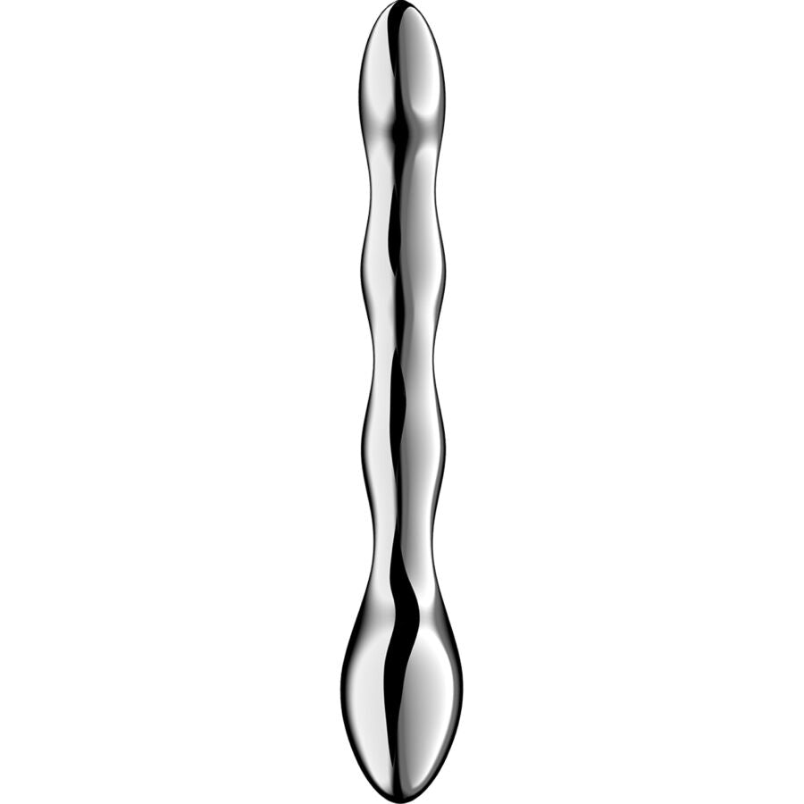 SATISFYER COSMIC CREST 2 GODEMICHET DOUBLE EN ACIER INOXYDABLE
