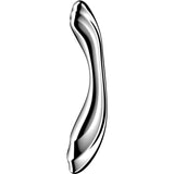 SATISFYER PURE GRAVITY 2 GODEMICHET DOUBLE EXTREMITE EN ACIER INOXYDABLE