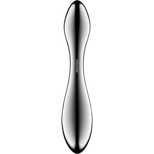 SATISFYER PURE GRAVITY 3 GODEMICHET DOUBLE EXTREMITE EN ACIER INOXYDABLE
