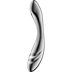 SATISFYER PURE GRAVITY 3 GODEMICHET DOUBLE EXTREMITE EN ACIER INOXYDABLE