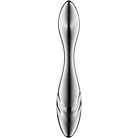 SATISFYER PURE GRAVITY 3 GODEMICHET DOUBLE EXTREMITE EN ACIER INOXYDABLE