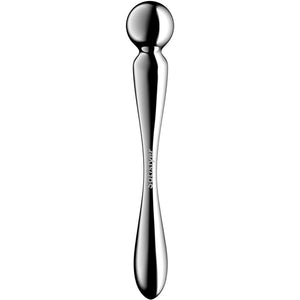 Gode acier inox double embout sinueux — emballage