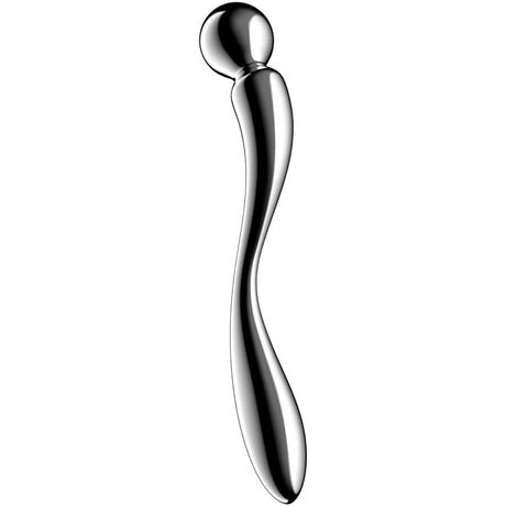 Gode acier inox double embout sinueux — Star Force 2 · Satisfyer Dildo · -Godes point G