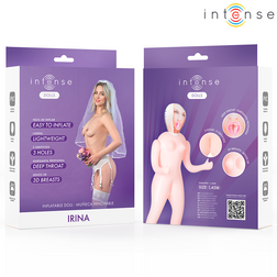 Poupée gonflable Irina trois orifices — emballage