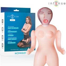 Poupée gonflable Monique trois orifices — vue de face