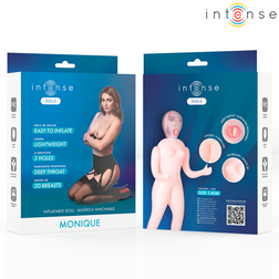 Poupée gonflable Monique trois orifices — emballage