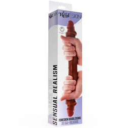 Double dong dual density réaliste 35 cm — emballage