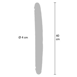 Double dong dual density réaliste 40 cm — emballage