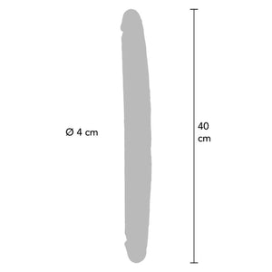 Double dong dual density réaliste 40 cm — emballage