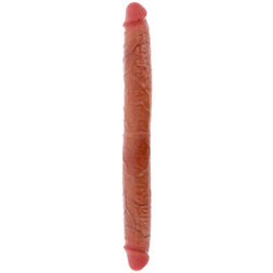 Double dong dual density réaliste 46 cm — gros plan
