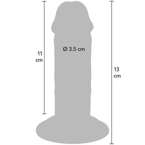 Gode réaliste double densité 13 cm — emballage