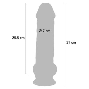 Gode XL double densité 31 cm — emballage