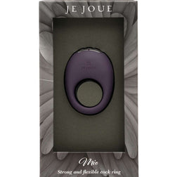 Cockring vibrant Je Joue rechargeable violet — Mio en Silicone violet vu de face