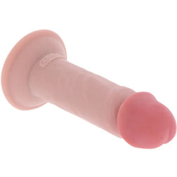 Realistic dual-density dildo 15 cm — close-up