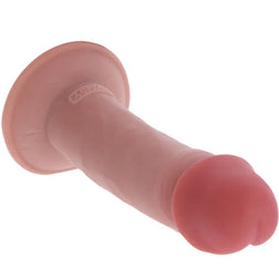 Gode réaliste double densité 18 cm — vue détaillée