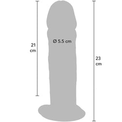 Gode Extra Épais Toucher Peau 23 cm — emballage