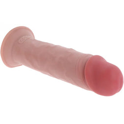Gode réaliste double densité 25,5 cm — vue détaillée