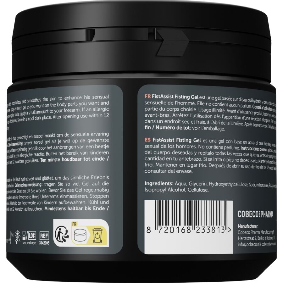 Gel de fisting extra-épais — vue de profil