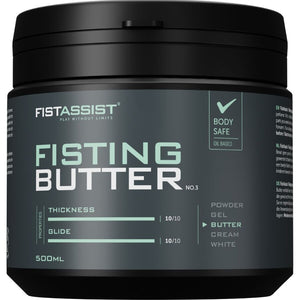 Beurre lubrifiant fisting base huile — FistAssist No.3 500 ml · Cobeco - Fist Assist · Lubrifiants