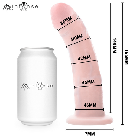 Gode réaliste sans testicules 16,5 cm — texture visible
